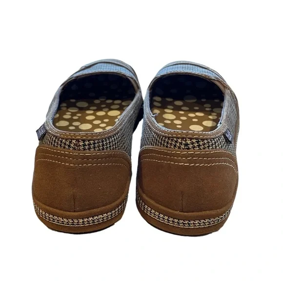 Mudd “Jaman” Houndstooth and Faux suede Slip On Sneakers Size 8 - Picture 4 of 11